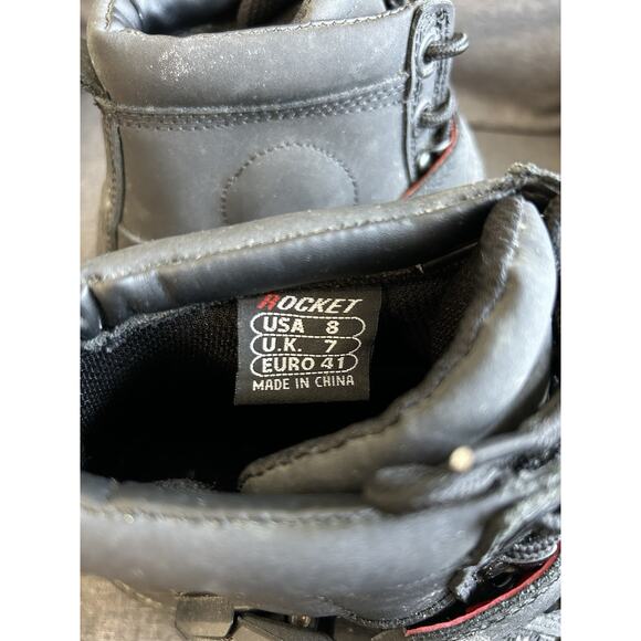 Joe Rocket Big Bang 2.0 Mens Size 8 Motorcycle Riding Boots Black 1287-0011 main image 13